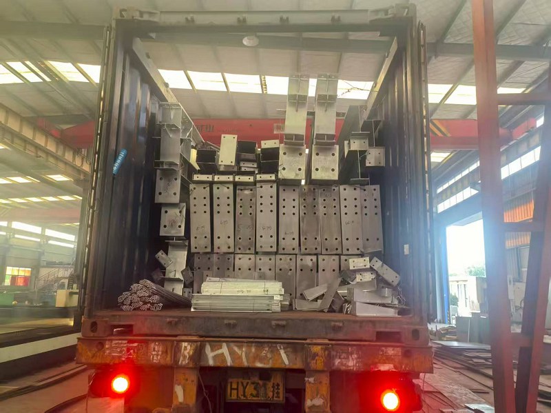 Προσαρμοσμένη χαλύβδινη δομή γαλβανισμένου εργοστασίου που αποστέλλεται στα νησιά Φώκλαντ