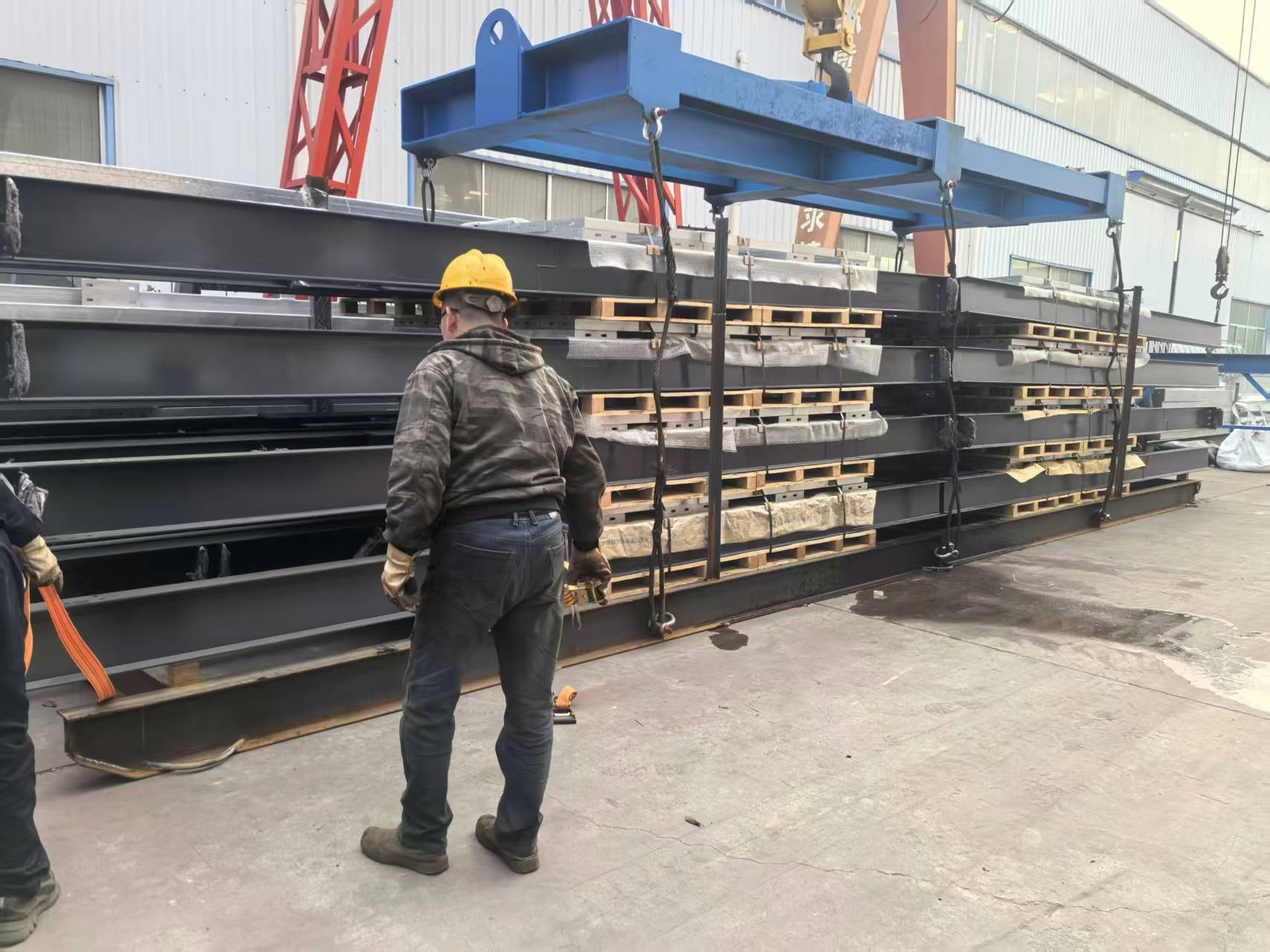 Η Liweiyuan Steel Structure αποστέλλει με επιτυχία προσαρμοσμένα προϊόντα χαλύβδινων κατασκευών για Νορβηγό πελάτη